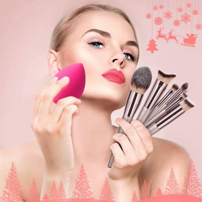 New Wholesale Brush For Makeup Private Label 18pcs Travel Face/eye Soft Dense Synthetic Hair Wood Handle Makeup Brushes Set